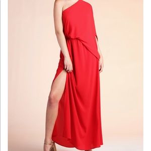 Tyche One shoulder maxi dress (S)